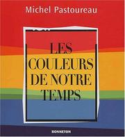 Cover of: Les couleurs de notre temps
