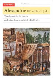 Cover of: Alexandrie, IIIe siècle av. J.-C.