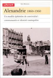 Alexandrie, 1860-1960 by Robert Ilbert, Ilios Yannakakis, Jacques Hassoun