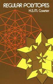 Cover of: Regular polytopes