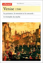 Cover of: Venise 1500