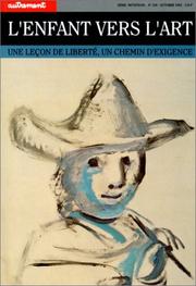 Cover of: L'Enfant vers l'art