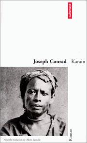 Cover of: Karain by Joseph Conrad
