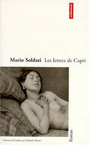 Cover of: Les lettres de Capri
