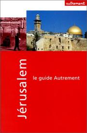 Cover of: Jérusalem