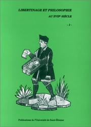 Cover of: Libertinage et philosophie au XVIIe siècle, tome 1 by 