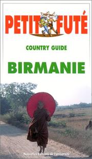 Cover of: Birmanie