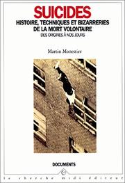 Suicides by Martin Monestier