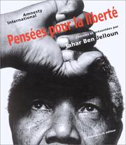 Cover of: Pensées pour la liberté