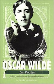 Cover of: Les Pensées by Oscar Wilde