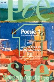 Cover of: Poésie Vagabondage, numéro 26  by Marcel Jullian, Jean Orizet