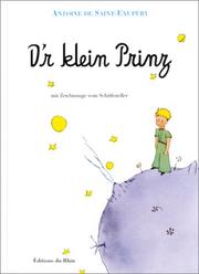 Cover of: Dr Klein Prinz Prince Alsatian by Antoine de Saint-Exupéry