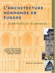 Cover of: L'architecture normande en europe