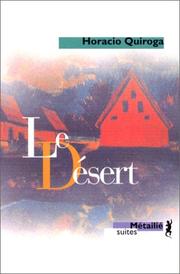 Cover of: Le désert