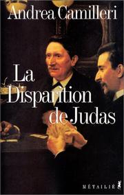 Cover of: La Disparition de Judas