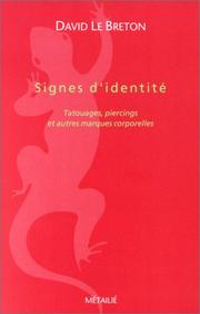 Cover of: Signes d'identité : Tatouages, piercing et autres marques corporelles