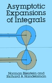 Cover of: Asymptotic expansions of integrals