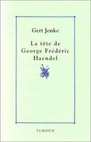 Cover of: La tête de George Frédéric Haendel by Gert Jonke