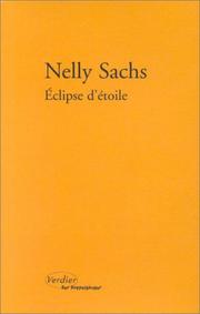 Cover of: Eclipse d'étoile by Nelly Sachs