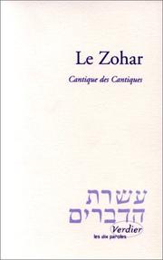 Cover of: Le Zohar: Cantique des cantiques