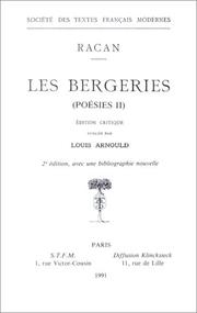 Cover of: Les Bergeries