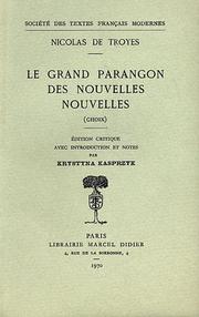 Le grand parangon des nouvelles nouvelles by Nicolas de Troyes