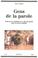 Cover of: Gens de la parole