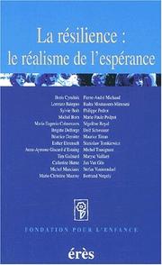 Cover of: La résilience  by Marie-Paule Poilpot