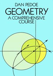 Cover of: Geometry, a comprehensive course by Daniel Pedoe