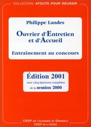 Ouvrier d'entretien et d'acceuil. Entraînement au concours by Philippe Landes