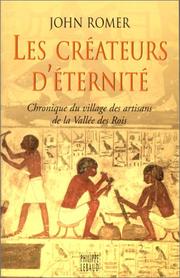 Cover of: Les créateurs d'éternité by John Romer