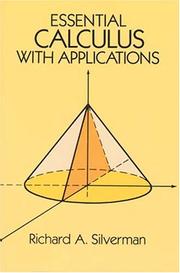 Cover of: Essential calculus, with applications