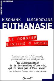 Cover of: Euthanasie, le dossier Binding & Hoche