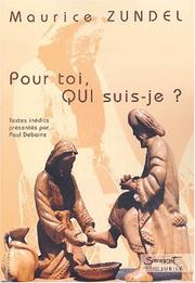 Cover of: Pour toi qui suis-je ?