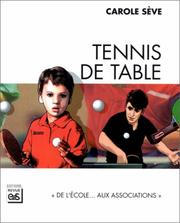 Cover of: Tennis de table by Seve