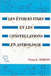 Cover of: Les étoiles fixes et les constellations en astrologie
