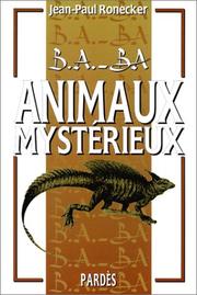 Cover of: Animaux mystérieux