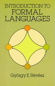 Cover of: Introduction to formal languages by György E. Révész