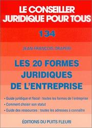 Cover of: Les 20 formes juridiques de l'entreprise