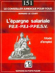 L'épargne salariale by Bernard Le Court