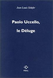 Paolo Uccello, le déluge by Jean-Louis Schefer