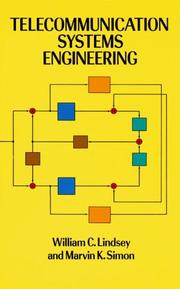 Cover of: Telecommunication systems engineering by William C. Lindsey