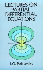 Cover of: Lectures on partial differential equations