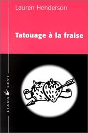 Cover of: Tatouage à la fraise