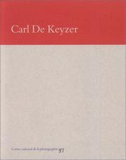 Cover of: Carl De Keyzer