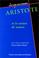 Cover of: Aristote et la notion de nature: Enjeux épistémologiques et pratiques 