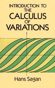 Cover of: Introduction to the calculus of variations by Hans Sagan