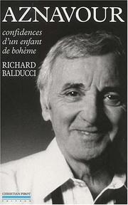 Cover of: Charles Aznavour  by Richard Balducci