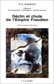 Cover of: Déclin et chute de l'empire freudien