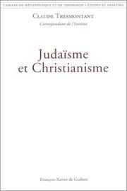 Cover of: Judaïsme et christianisme